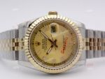 Copy Rolex Datejust 16233 2-Tone Gold Arabic Markers Jubilee Band Watch 